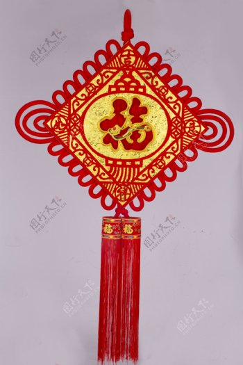 中国结金福字装饰挂件15