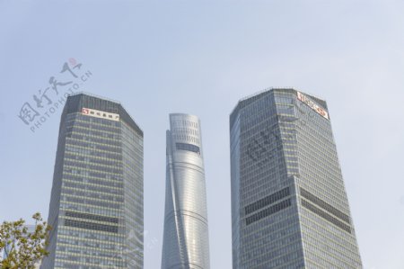 上海商务建筑楼群摄影