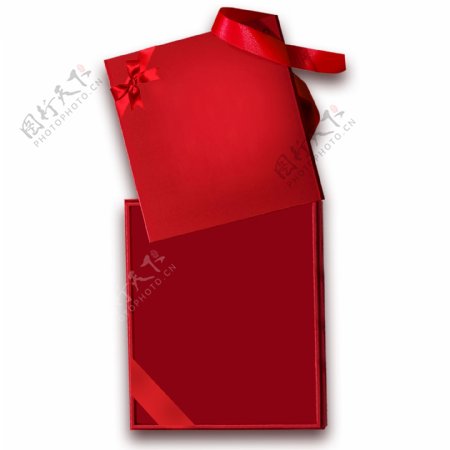 红色礼物盒装饰素材