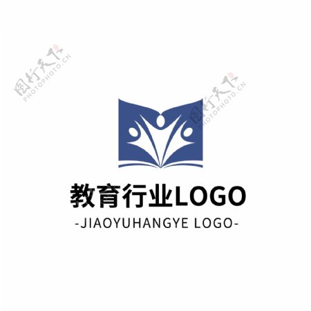 简约大气创意教育行业logo标志设计