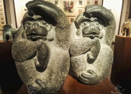 石猴龙韩美林艺术馆雕塑