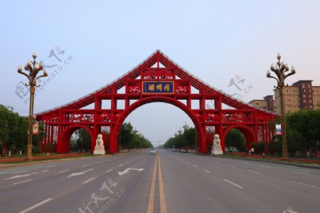同州湖拱门