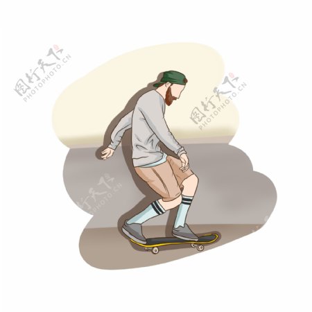 世界滑板日滑板人物元素4
