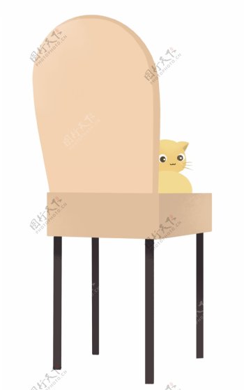 家具靠背椅小猫