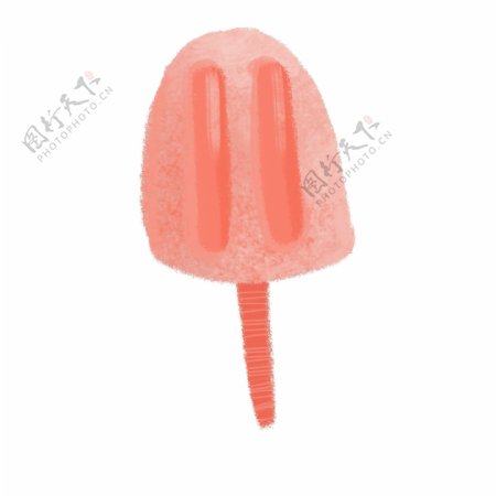 零食甜品粉色冰棒冰棍