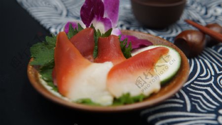 日式寿司系列之北极贝高清图片
