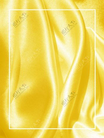 黄色丝绸背景