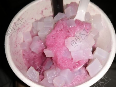 蓝莓沙冰