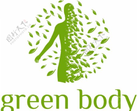 绿色叶子logo