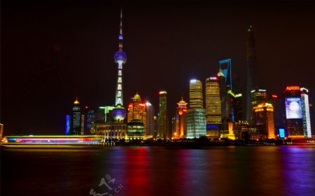 上海外滩城市夜景