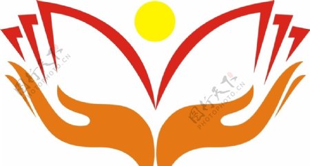 手书太阳logo