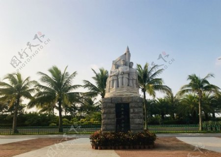 海南英雄石碑