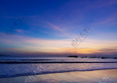 巴厘岛海边日落
