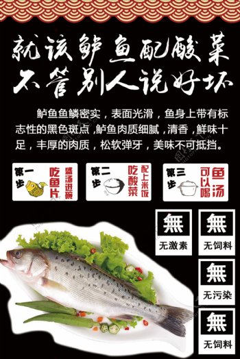 鲈鱼配酸菜