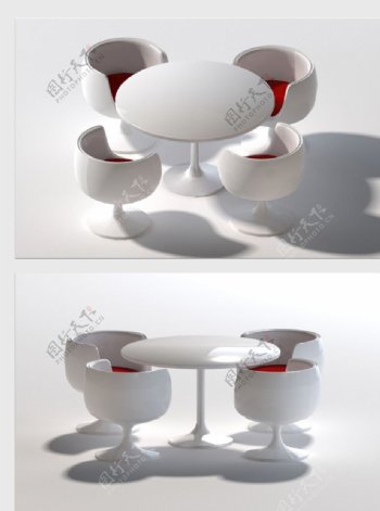 现代桌椅家具餐桌餐椅