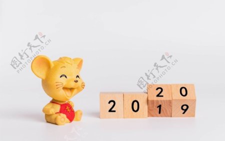 跨年创意鼠年新年