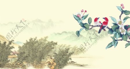高清花卉装饰画