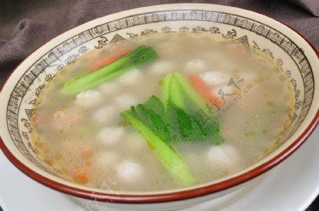 青菜丸子汤