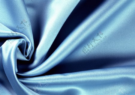 布纹皮纹蓝灰色绸缎