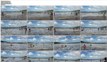 衢山岛沙龙沙滩视频素材4K