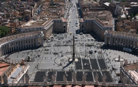 梵蒂冈广场建筑摄影