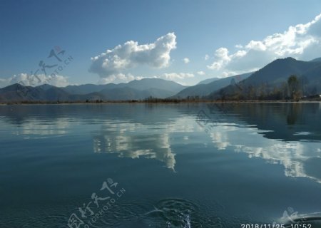 泸沽湖背景