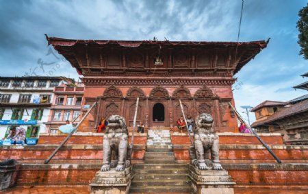 尼泊尔加德满都寺庙