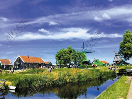 荷兰自然风车