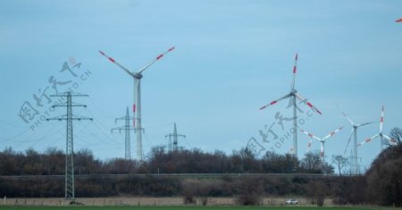 风力发电机组景观能源Wi
