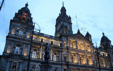 格拉斯哥苏格兰城市纪念碑