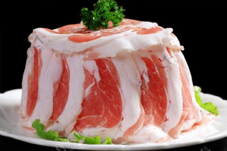 高清肥牛羊肉卷火锅原料食材