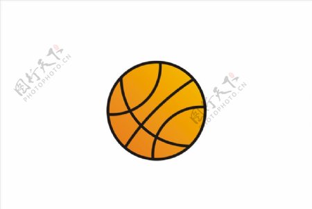 篮球矢量效果图图标