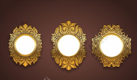 金属花纹镜框