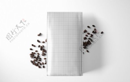 咖啡袋vi样机设计模板