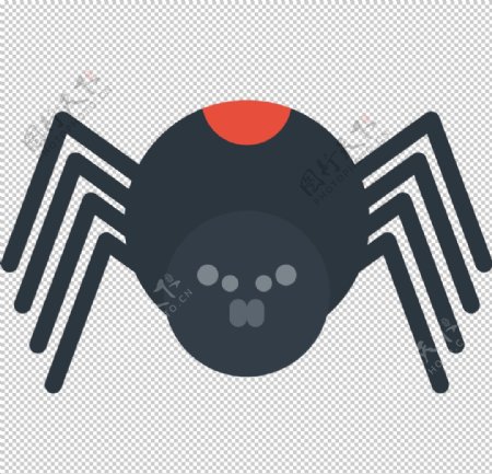 蜘蛛动物标志图形图标装饰素材