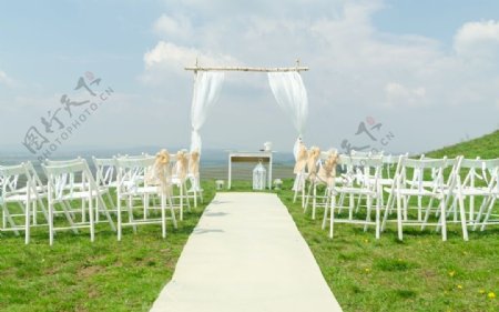 西式海边草坪婚礼