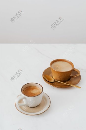 咖啡饮品简约摄影