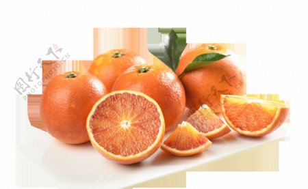 橙子水果饮品食材海报素材