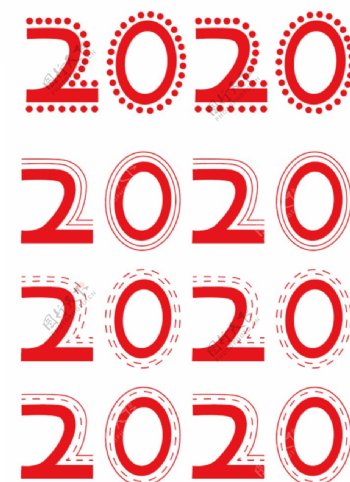 2020字体设计