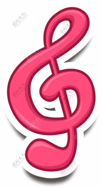粉色音符
