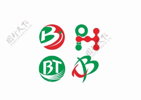 logo标志矢量文件BT字