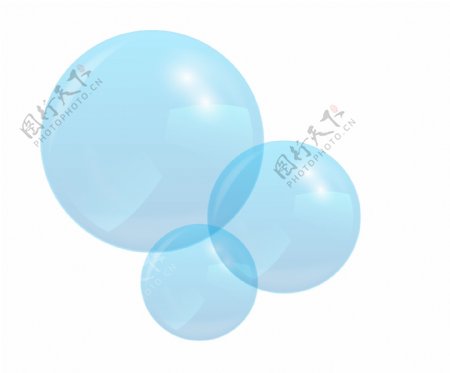 蓝色彩色气球企业文化背景元素