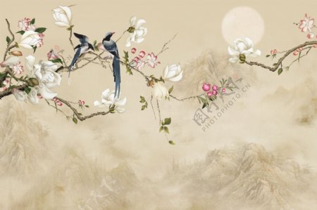 中式花鸟