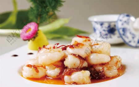 京葱水晶虾