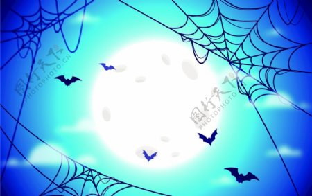 月色下的黑蝙蝠漫画海报