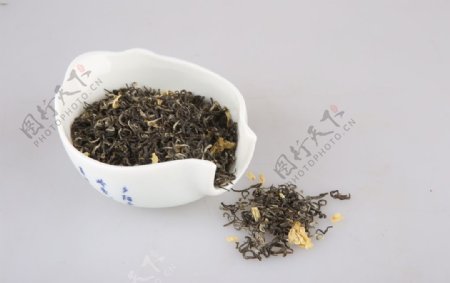 摄影北川绿茶茶叶