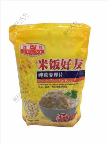 理想米饭好友纯燕麦厚片700g