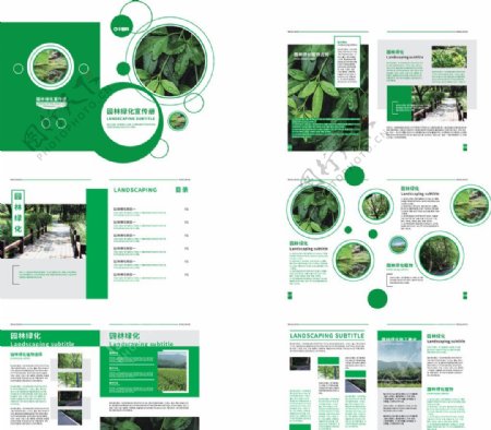 绿色园林生态画册