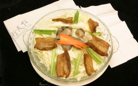 绍菜焖咸肉