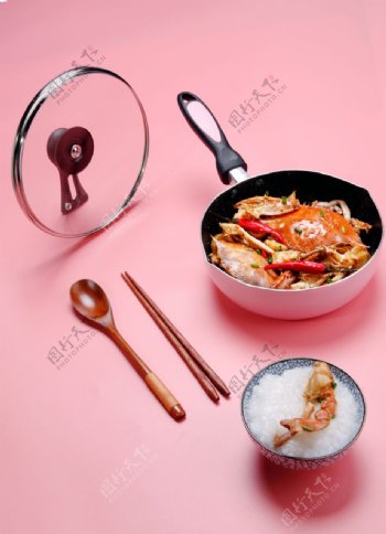 香辣蟹图片